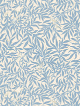 Scalamandre Honeysuckle Misty Blueberry Wallcovering