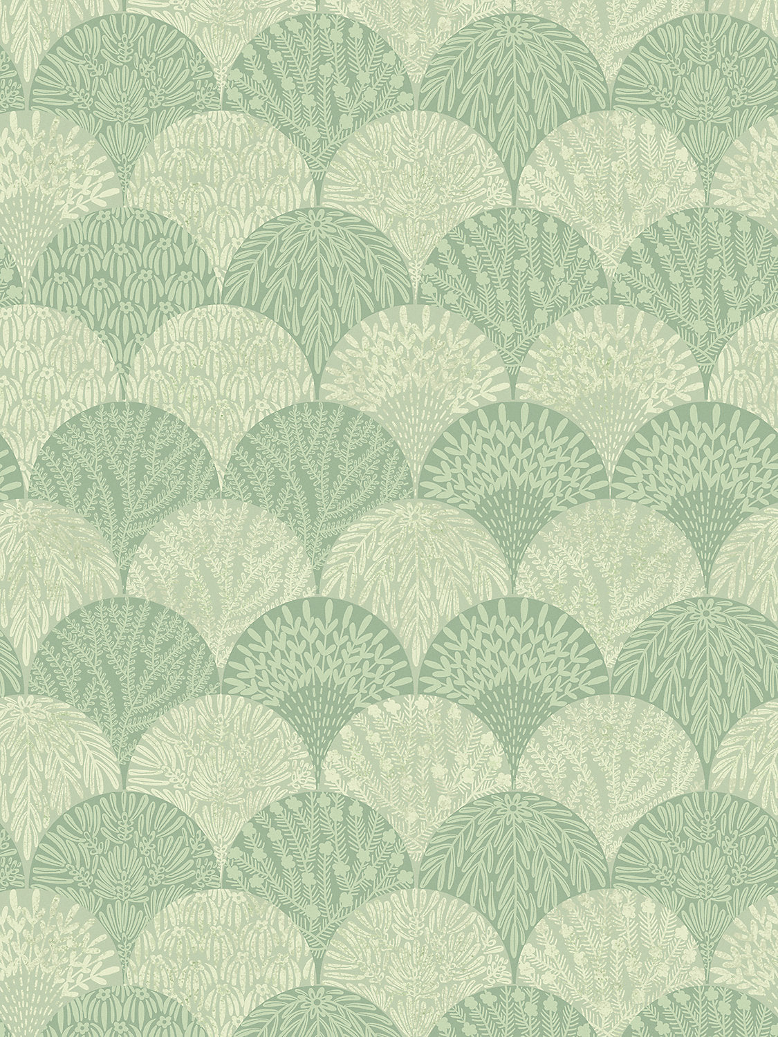 Scalamandre Herb Garden Sage Wallcovering