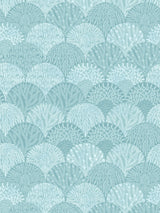 Scalamandre Herb Garden Aqua Wallcovering