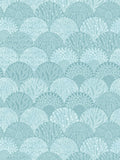 Scalamandre Herb Garden Aqua Wallcovering