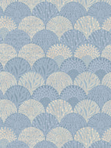 Scalamandre Herb Garden Blue Shadow Wallcovering