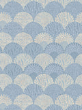 Scalamandre Herb Garden Blue Shadow Wallcovering