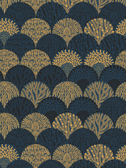Scalamandre Herb Garden Midnight Wallcovering