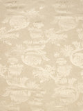 Special Order  Scalamandre Damas Parc Monceau Cream Linen Cotton Damask Floral Moire MSRP USD464/y
