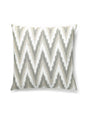 Scalamandre Adras Ikat Weave 22 X 22 - Mineral Decorative Pillow