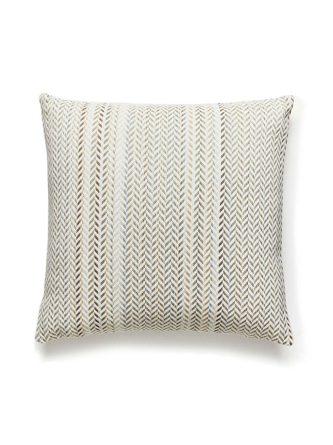 Scalamandre Arrow Stripe 22 X 22 - Sand Dune Decorative Pillow