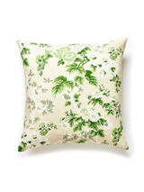 Scalamandre Ascot Linen Print 22 X 22 - Verdure Decorative Pillow