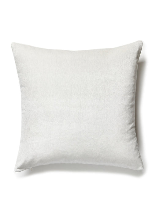 Scalamandre Bay Velvet Outdoor 22 X 22 - Oyster Decorative Pillow