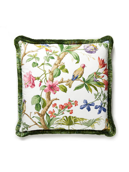 Scalamandre Belize 22 X 22 - Ivory Decorative Pillow