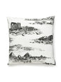 Scalamandre Cairo Toile 22 X 22 - Ink Decorative Pillow