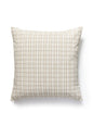 Scalamandre Check Please Outdoor 22 X 22 - Birch Decorative Pillow