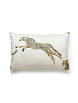 Scalamandre Leaping Cheetah 14 X 22 - Dune Decorative Pillow