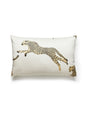 Scalamandre Leaping Cheetah 14 X 22 - Dune Decorative Pillow