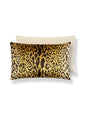 Scalamandre Leopardo 14 X 22 - Gold & Black / Beige Decorative Pillow