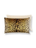 Scalamandre Leopardo 14 X 22 - Gold & Black / Beige Decorative Pillow
