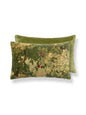 Scalamandre Marly / Como 14 X 22 - Lumbar Forest Greens / Celadon Decorative Pillow