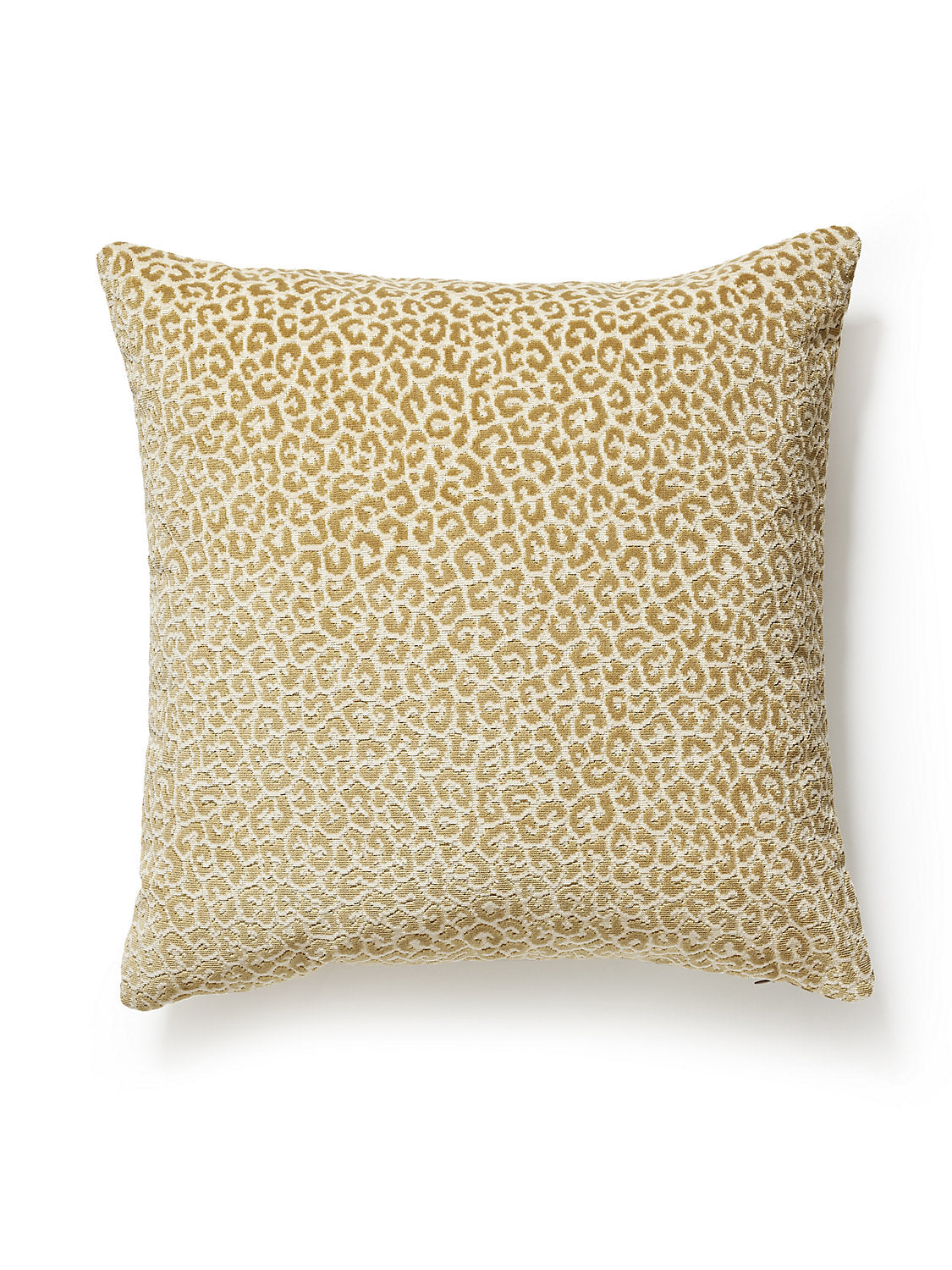 Scalamandre Panthera Velvet 22 X 22 - Camel Decorative Pillow