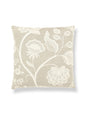 Scalamandre Kensington Embroidery 22 X 22 - Flax Decorative Pillow