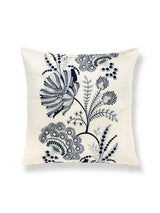 Scalamandre Annelise Embroidery 22 X 22 - Porcelain Decorative Pillow