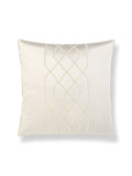 Scalamandre Adelaide Beaded 22 X 22 - Alabaster Decorative Pillow