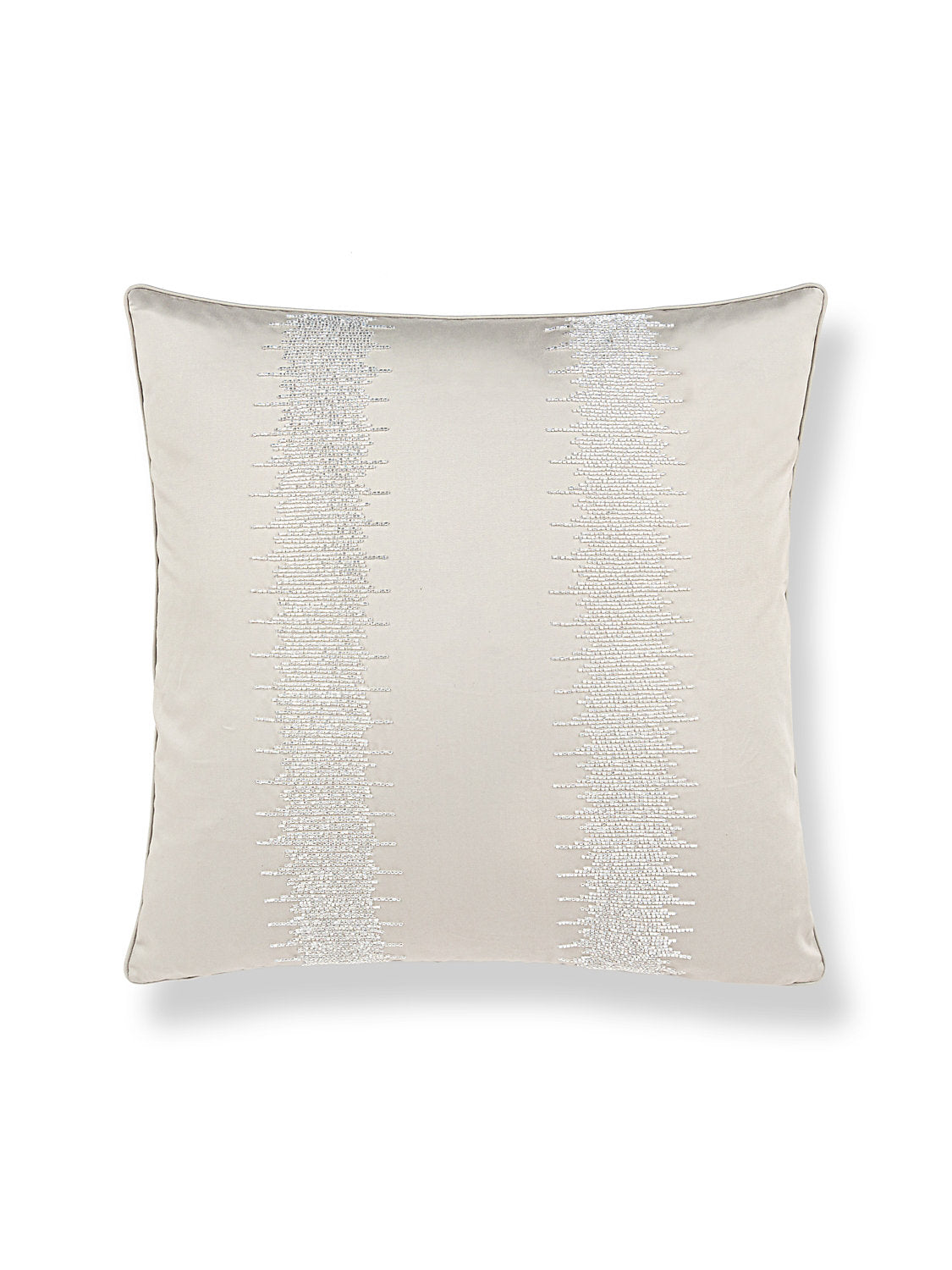 Scalamandre Veronica Beaded 22 X 22 - Glacier Decorative Pillow