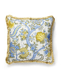 Scalamandre Met Palampore / Linley 24 X 24 - Sky and Sunlight Decorative Pillow