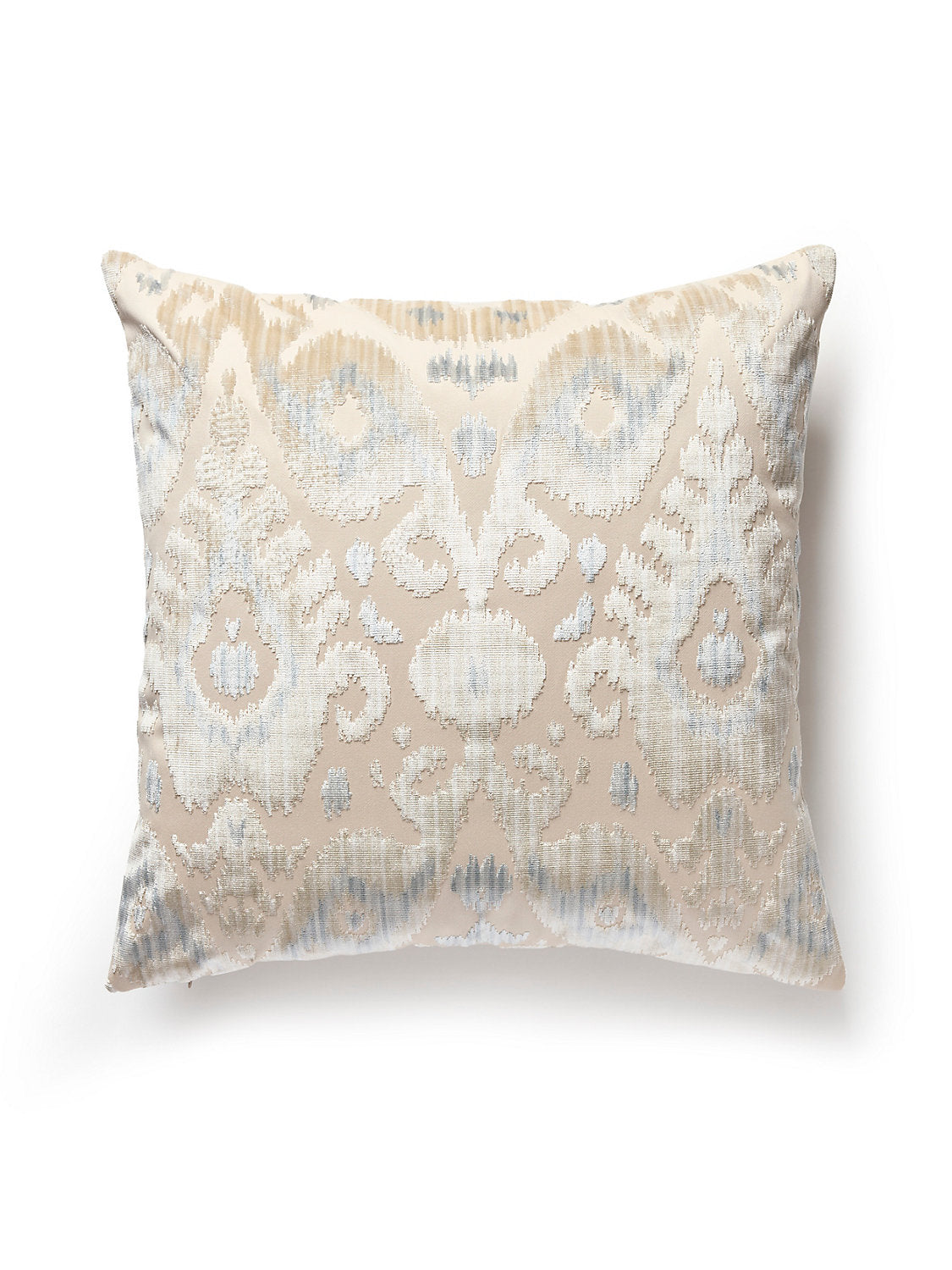 Scalamandre Tashkent Velvet 22 X 22 - Cloud Decorative Pillow