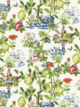Scalamandre Shantung Garden Bloom Wallcovering