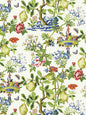 Scalamandre Shantung Garden Bloom Wallcovering