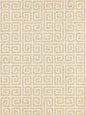 Scalamandre Fret Mosaic Grasscloth Sand Wallcovering
