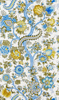 Scalamandre Metropolitan Palampore Sky and Sunlight Wallcovering