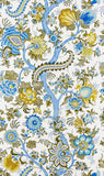 Scalamandre Metropolitan Palampore Sky and Sunlight Wallcovering