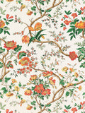 Scalamandre Persephone Persimmon Wallcovering