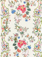 Scalamandre Camellia Trellis Cream Multi Wallcovering