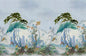 Scalamandre Vembanad Mural 4 Panel Set Opal Wallcovering