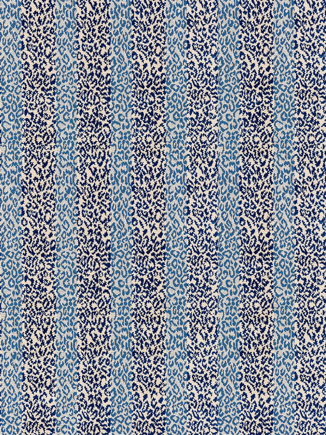 Special Order Scalamandre Corbet Blue White Animal Skin Velvet Cotton MSRP USD 820/Y