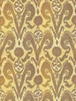 Special Order Scalamandre Bukhara Silk Ikat Spice Gold Warp Print Viscose Cotton MSRP USD 776/y