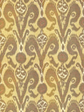 Special Order Scalamandre Bukhara Silk Ikat Spice Gold Warp Print Viscose Cotton MSRP USD 776/y