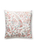 Scalamandre Anissa Print 22 X 22 - Coral Spice Decorative Pillow