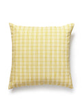 Scalamandre Check Please Outdoor 22 X 22 - Goldenrod Decorative Pillow