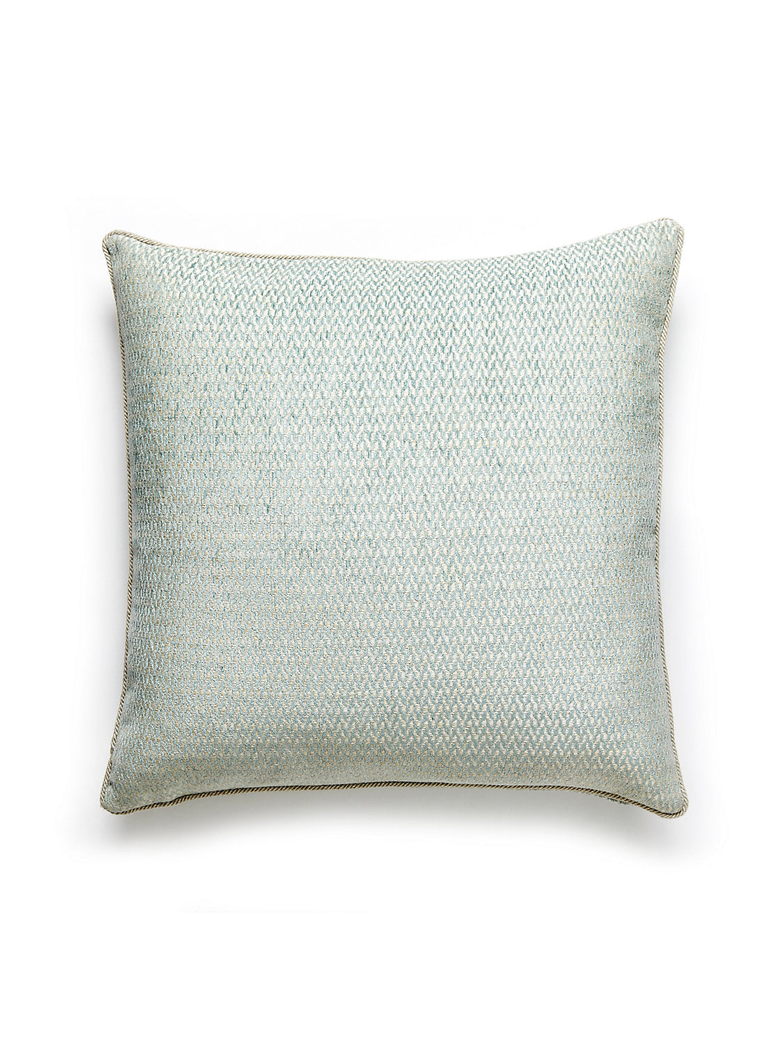 Scalamandre Cortona Chenille 22 X 22 - Mineral Decorative Pillow