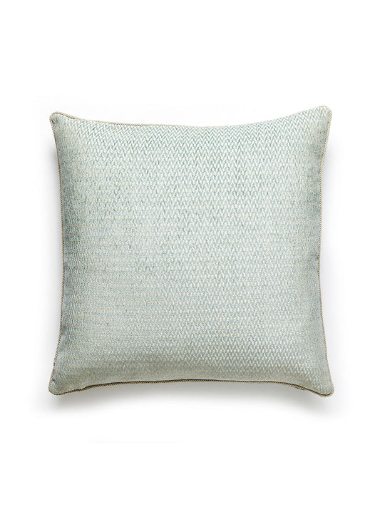 Scalamandre Cortona Chenille 22 X 22 - Mineral Decorative Pillow