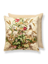 Scalamandre Edwin's Covey 22 X 22 - Multi on Sisal Decorative Pillow