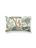 Scalamandre Kelmescott Hand Block 14 X 22 - Leaf on Ivory Decorative Pillow