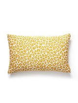 Scalamandre Backyard Bengal Outdoor 14 X 22 - Tangerine Decorative Pillow