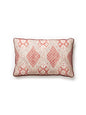Scalamandre Farrah Print 14 X 22 - Coral Spice Decorative Pillow