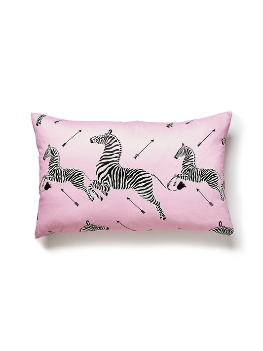 Scalamandre Zebras Petite 14 X 22 - Peony Decorative Pillow