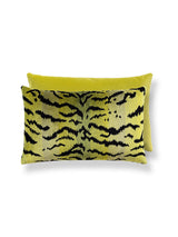 Scalamandre Tigre 14 X 22 - Greens & Black / Chartreuse Decorative Pillow
