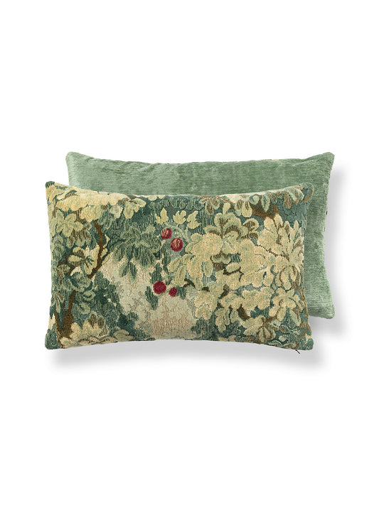 Scalamandre Marly / Como 14 X 22 - Blue Greens / Seafoam Decorative Pillow