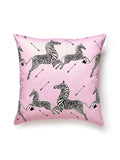 Scalamandre Zebras Petite 22 X 22 - Peony Decorative Pillow